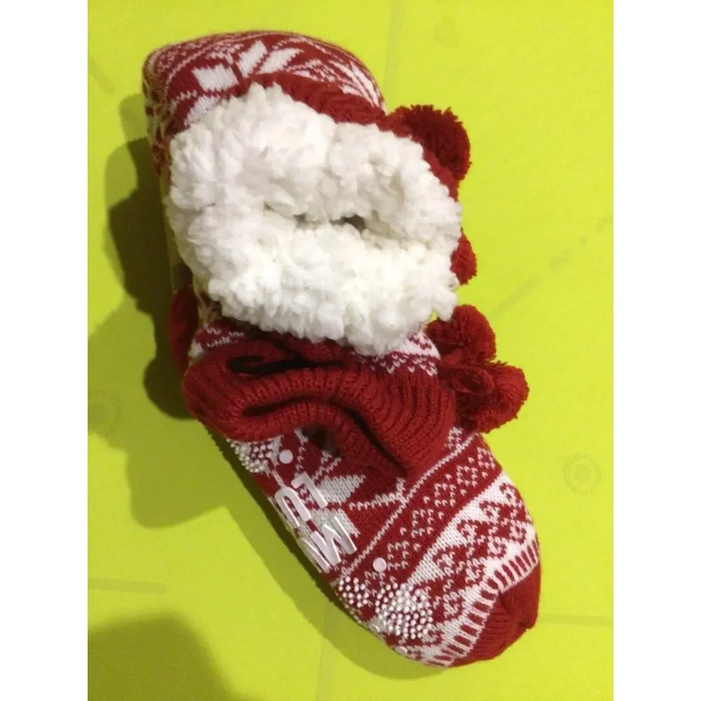 NWT❤️Women's MUK LUKS Pom Lounge Socks